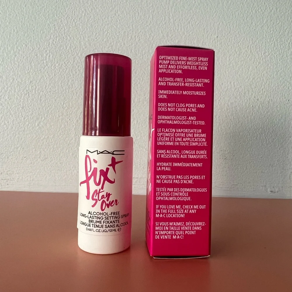 ⭐️⭐️ 5/ $25 ⭐️⭐️ MAC Fix+ Stay Over Alcohol Free Long Lasting Set Spray 13 ml
